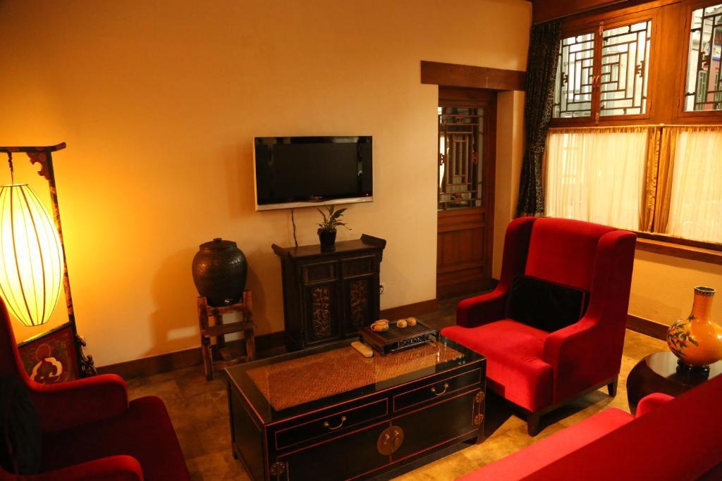 Beijing Shichahai Sandlwood Boutique Courtyard חדר תמונה